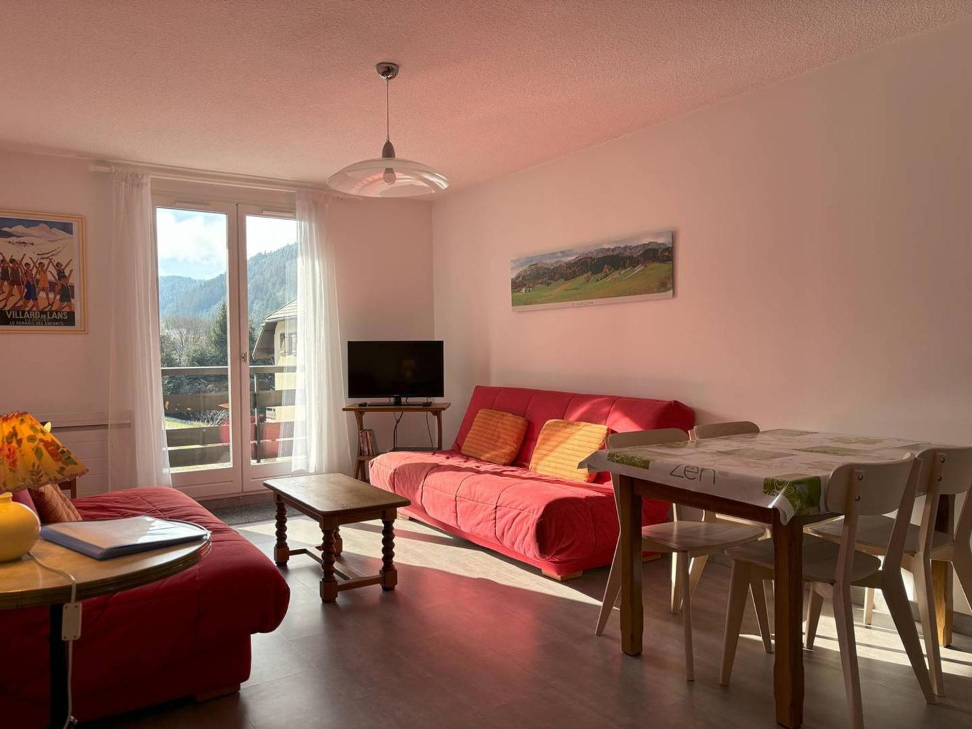 ווילארד-דה-לאנס Appartement Cosy, Balcon Sud, 2 Chambres, Parking Gratuit A 10 Min Du Centre Et Proche Ski ! - Fr-1-548-4 מראה חיצוני תמונה